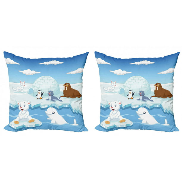 18Cotton Linen Printing whale Christmas Deer Home Decor pillow case Cushion Cove